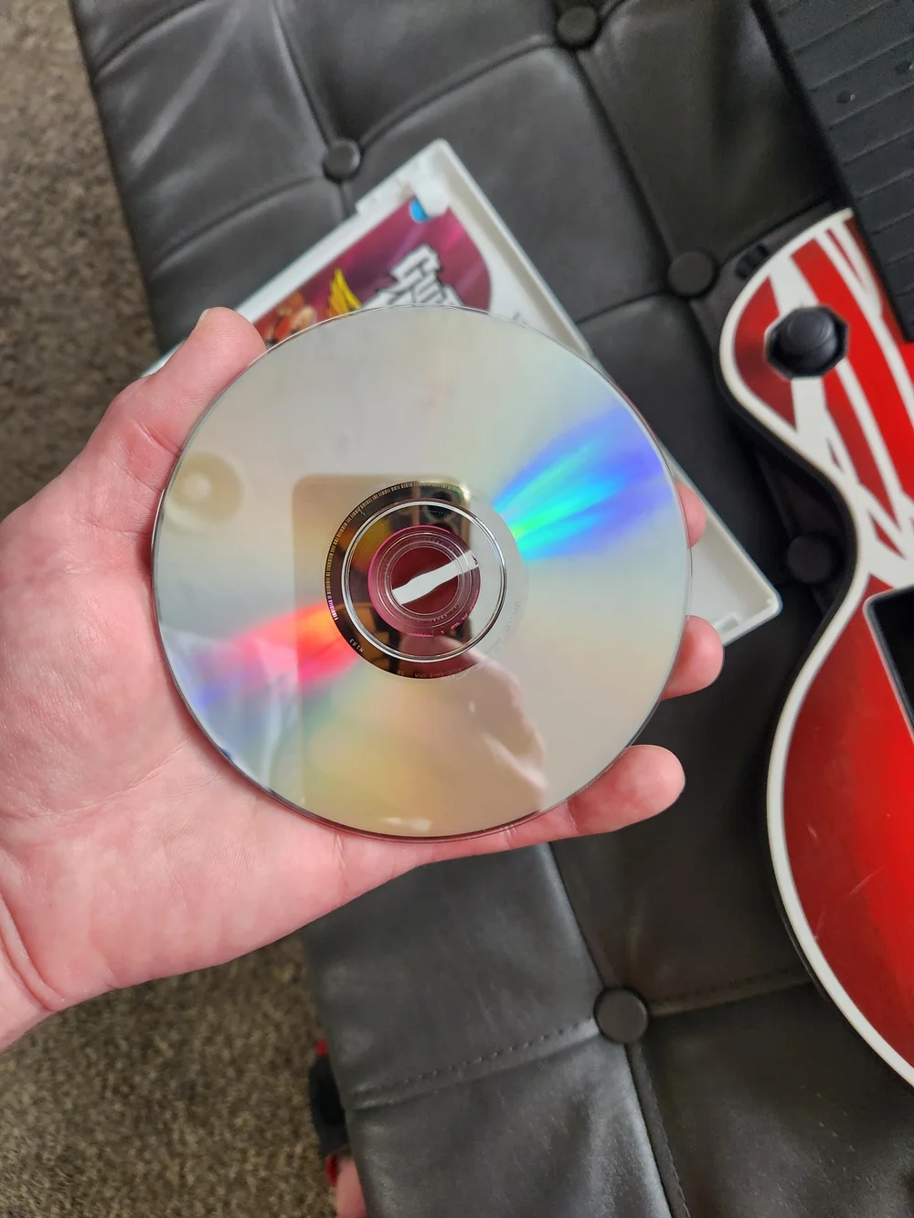Nintendo Wii Aerosmith Game & Guitar